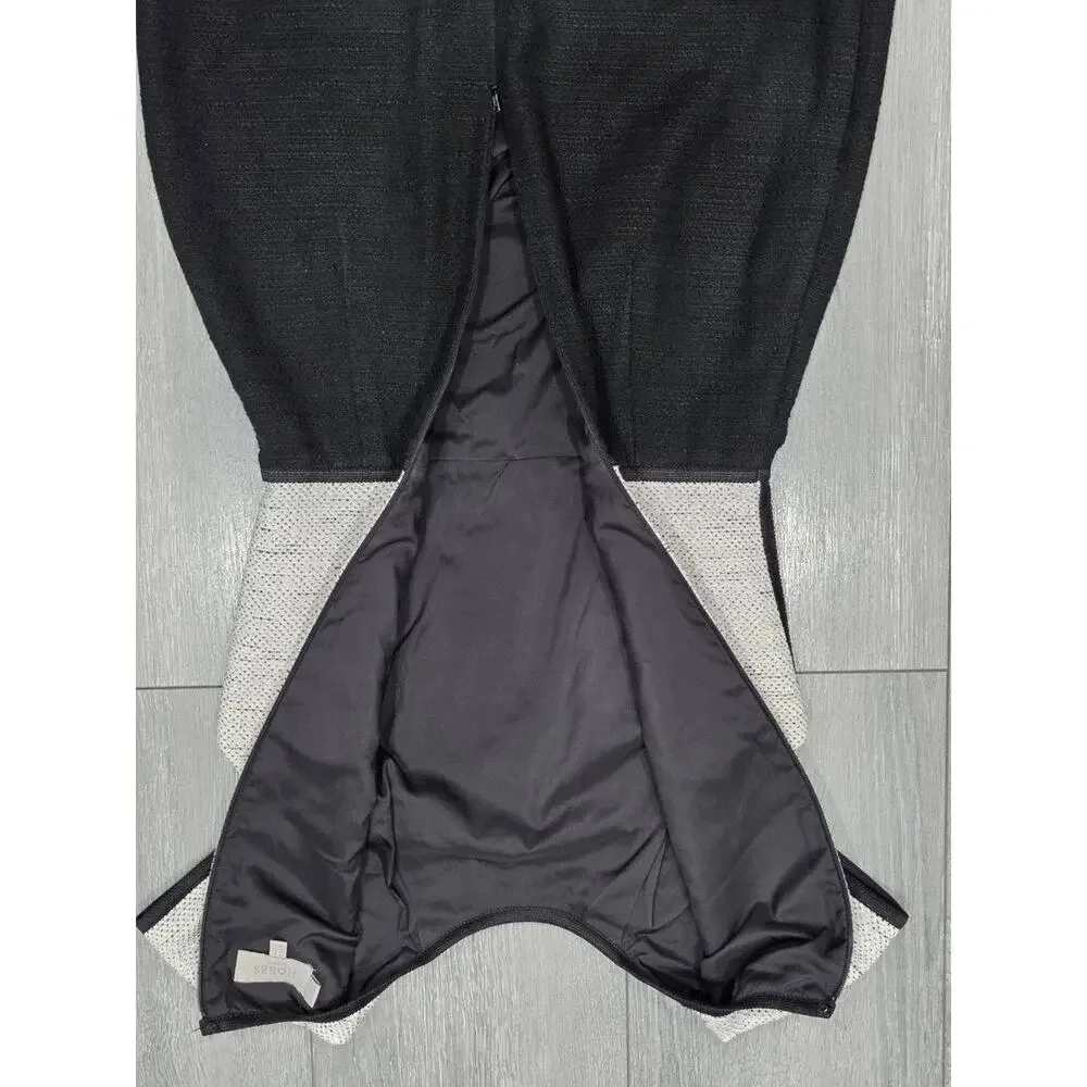 Hobbs Black And White Tweed office work Sheath Dress Size 2 A003342 - Picture 8 of 14